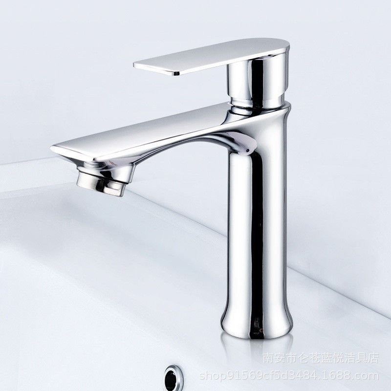 Bacia minimalista do estilo da torneira da bacia da água fria do OEM torneiras frios da única únicos