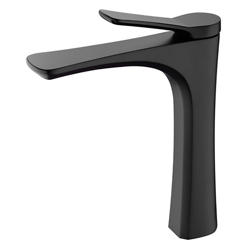 Misturador da bacia do punho do único furo moderno de bronze único em Chrome Matte Black Gold Grey