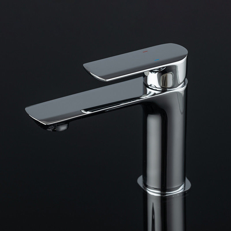 Misturador da bacia do punho do único furo moderno de bronze único em Chrome Matte Black Gold Grey