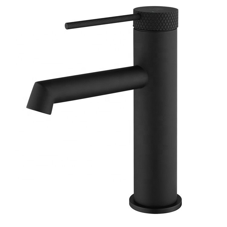 Misturador da bacia do punho do único furo moderno de bronze único em Chrome Matte Black Gold Grey